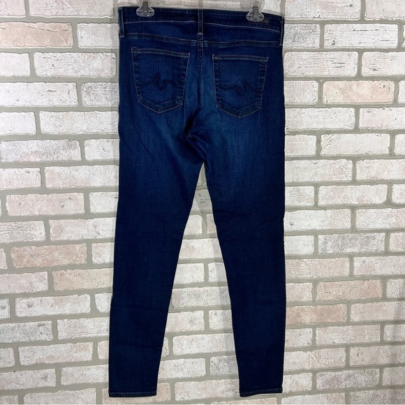 Ag The Farrah High Rise Skinny Jeans in Dark Wash Size 29 - Picture 8 of 11